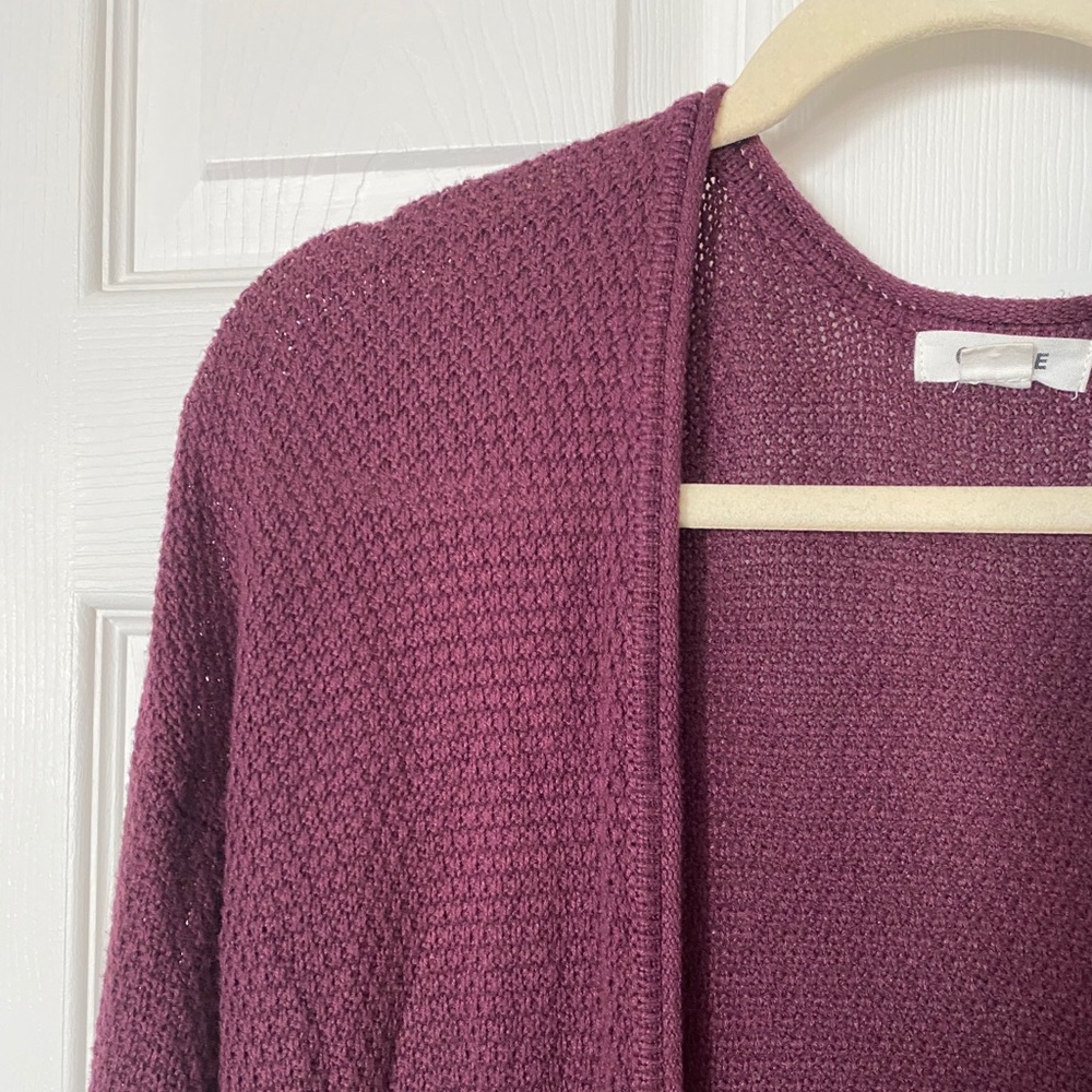 Maroon cardigan - Picture 3 of 4